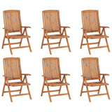 NNEVL 7 Piece Garden Dining Set Solid Teak Wood