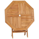 NNEVL 5 Piece Garden Dining Set Solid Teak Wood