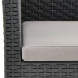 NNEVL 2 Piece Garden Lounge Set with Cushion PP Anthracite