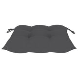 NNEVL Garden Chairs with Cushions 4 pcs Grey Solid Acacia Wood