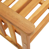 NNEVL Garden Chairs with Tea Table and Cushions Solid Acacia Wood