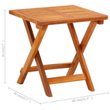NNEVL Garden Sun Lounger with Table and Cushion Solid Acacia Wood