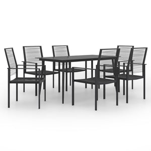 NNEVL 7 Piece Garden Dining Set