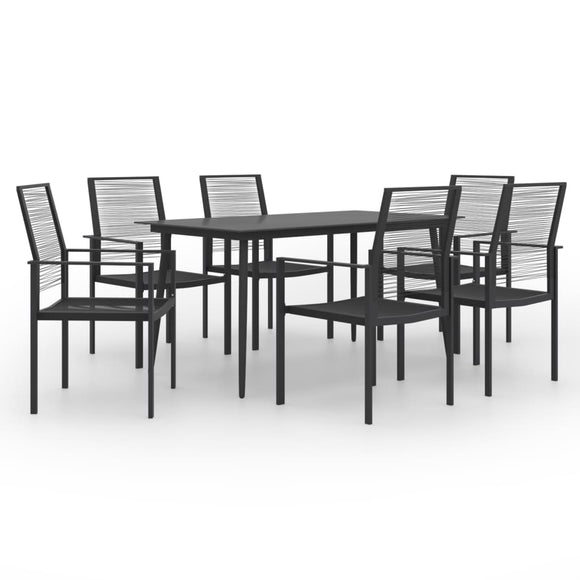 NNEVL 7 Piece Garden Dining Set