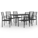 NNEVL 7 Piece Garden Dining Set
