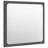 NNEVL 2 Piece Bathroom Furniture Set Grey Chipboard