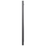 NNEVL 2 Piece Bathroom Furniture Set High Gloss Grey Chipboard