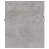NNEVL 2 Piece Bathroom Furniture Set Concrete Grey Chipboard