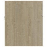 NNEVL 2 Piece Bathroom Furniture Set Sonoma Oak Chipboard