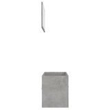 NNEVL 2 Piece Bathroom Furniture Set Concrete Grey Chipboard