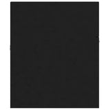 NNEVL 2 Piece Bathroom Furniture Set Black Chipboard
