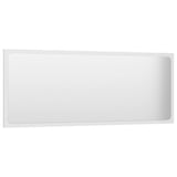 NNEVL 2 Piece Bathroom Furniture Set High Gloss White Chipboard
