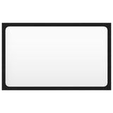 NNEVL 2 Piece Bathroom Furniture Set Black Chipboard