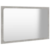 NNEVL 2 Piece Bathroom Furniture Set Concrete Grey Chipboard