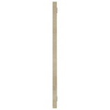 NNEVL 2 Piece Bathroom Furniture Set White and Sonoma Oak Chipboard