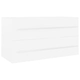 NNEVL 2 Piece Bathroom Furniture Set White Chipboard