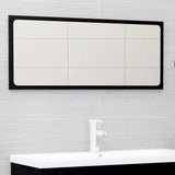 NNEVL 2 Piece Bathroom Furniture Set Black Chipboard