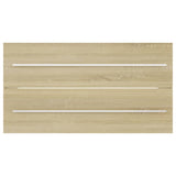 NNEVL 2 Piece Bathroom Furniture Set Sonoma Oak Chipboard