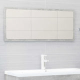 NNEVL 2 Piece Bathroom Furniture Set Concrete Grey Chipboard