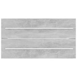 NNEVL 2 Piece Bathroom Furniture Set Concrete Grey Chipboard