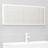 NNEVL 2 Piece Bathroom Furniture Set High Gloss White Chipboard