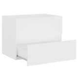 NNEVL 2 Piece Bathroom Furniture Set White Chipboard