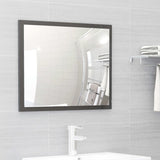 NNEVL 2 Piece Bathroom Furniture Set Grey Chipboard