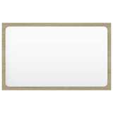 NNEVL 2 Piece Bathroom Furniture Set Sonoma Oak Chipboard