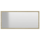 NNEVL 2 Piece Bathroom Furniture Set Sonoma Oak Chipboard