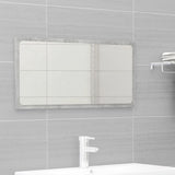 NNEVL 2 Piece Bathroom Furniture Set Concrete Grey Chipboard