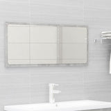 NNEVL 2 Piece Bathroom Furniture Set Concrete Grey Engineered Wood