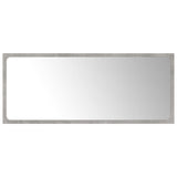 NNEVL 2 Piece Bathroom Furniture Set Concrete Grey Engineered Wood