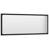 NNEVL 2 Piece Bathroom Furniture Set Black Chipboard