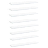 NNEVL Bookshelf Boards 8 pcs White 40x10x1.5 cm Chipboard