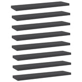 NNEVL Bookshelf Boards 8 pcs Grey 40x10x1.5 cm Chipboard