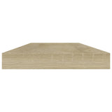 NNEVL Bookshelf Boards 8 pcs Sonoma Oak 40x10x1.5 cm Chipboard