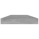 NNEVL Bookshelf Boards 4 pcs Concrete Grey 40x10x1.5 cm Chipboard