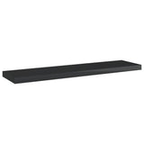 NNEVL Bookshelf Boards 4 pcs High Gloss Black 40x10x1.5 cm Chipboard