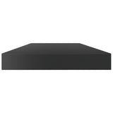 NNEVL Bookshelf Boards 4 pcs High Gloss Black 40x10x1.5 cm Chipboard