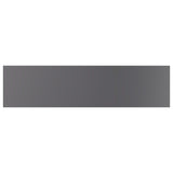 NNEVL Bookshelf Boards 4 pcs High Gloss Grey 40x10x1.5 cm Chipboard