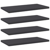 NNEVL Bookshelf Boards 4 pcs Grey 40x20x1.5 cm Chipboard
