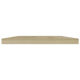 NNEVL Bookshelf Boards 4 pcs Sonoma Oak 40x20x1.5 cm Chipboard