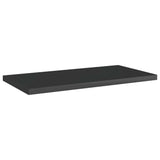 NNEVL Bookshelf Boards 4 pcs High Gloss Black 40x20x1.5 cm Chipboard