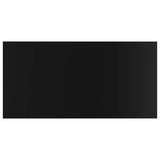 NNEVL Bookshelf Boards 4 pcs High Gloss Black 40x20x1.5 cm Chipboard