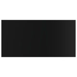 NNEVL Bookshelf Boards 8 pcs High Gloss Black 40x20x1.5 cm Engineered Wood