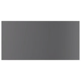 NNEVL Bookshelf Boards 4 pcs High Gloss Grey 40x20x1.5 cm Chipboard