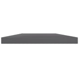 NNEVL Bookshelf Boards 8 pcs High Gloss Grey 40x20x1.5 cm Engineered Wood