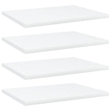 NNEVL Bookshelf Boards 4 pcs White 40x30x1.5 cm Chipboard