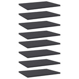 NNEVL Bookshelf Boards 8 pcs Grey 40x30x1.5 cm Engineered Wood