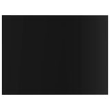 NNEVL Bookshelf Boards 4 pcs High Gloss Black 40x30x1.5 cm Chipboard
